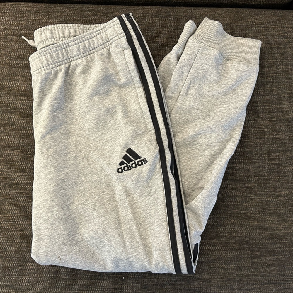 Adidas joggers. Size large